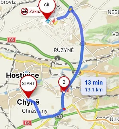דירה Airport Visek Chýně